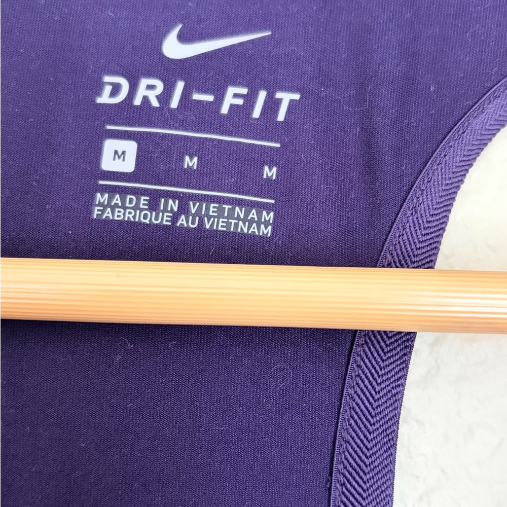 Nike Purple  Dri-Fit Court Pure Racerback Tennis Dress - Size Medium - Picture 6 of 6
